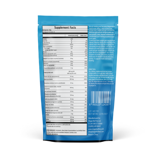 High protein whey powder